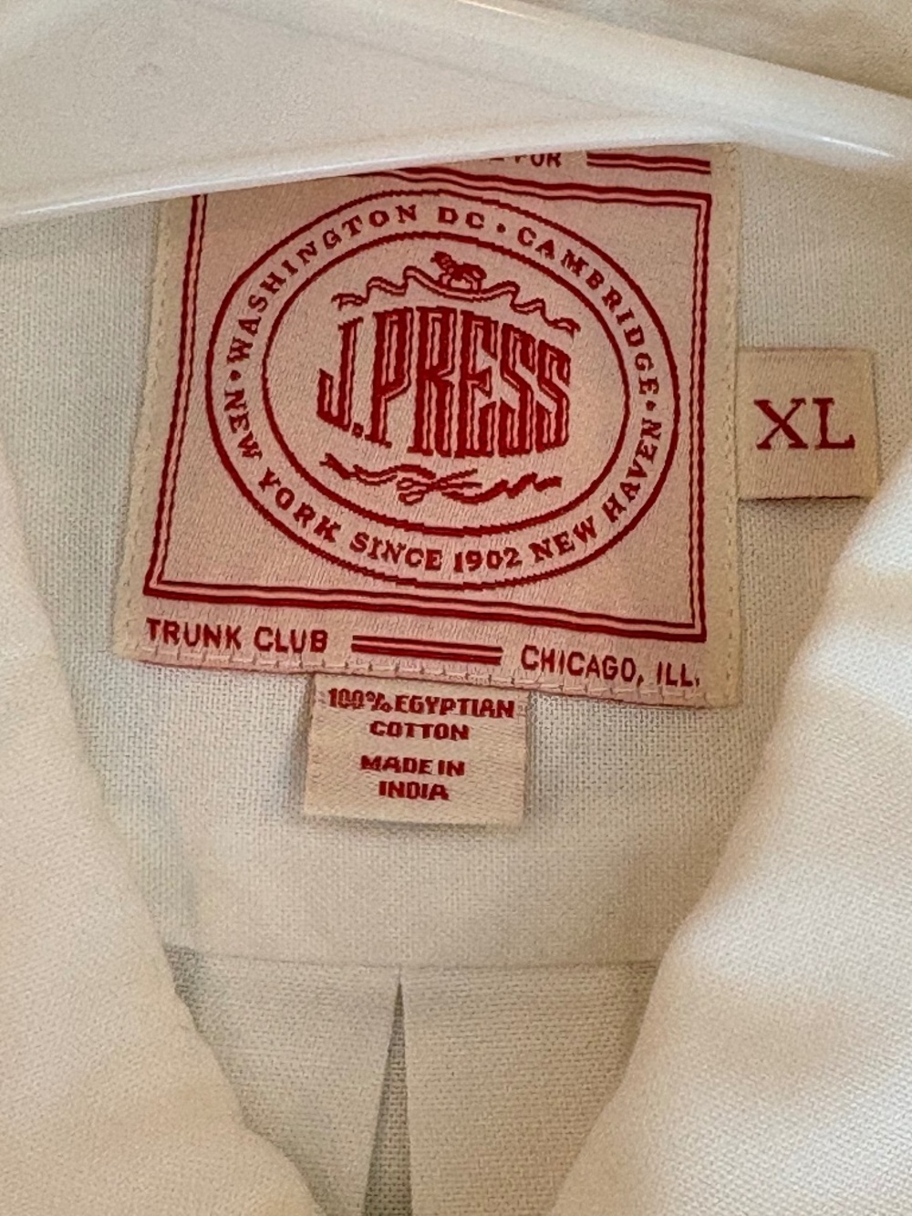 J. Press Trunk Club Shirt XL